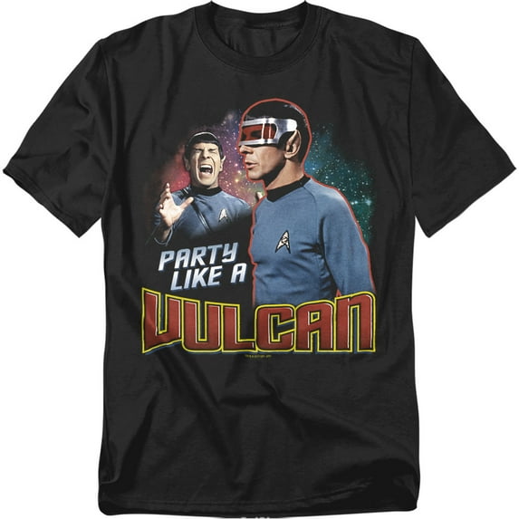 Star Trek Party Like A Vulcan Officially Licensed Adult T-Shirt M