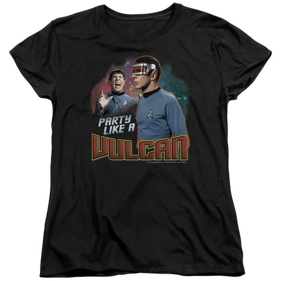 Star Trek - Party Like A Vulcan - Women's Short Sleeve Shirt - X-Large