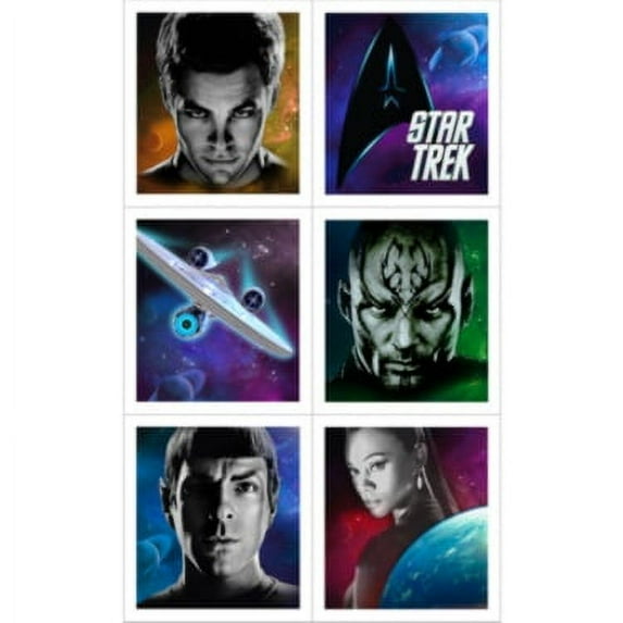 Star Trek Party Stickers.