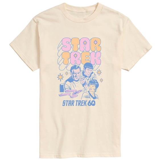 Star Trek - Pastel 60's Crew - Men's Short Sleeve Graphic T-Shirt