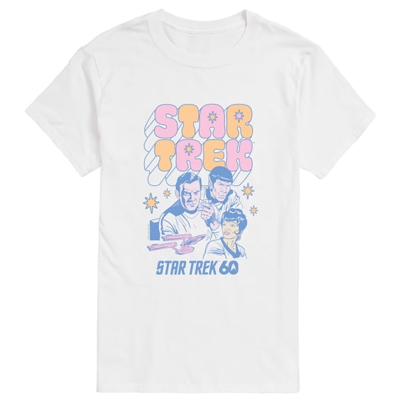 Star Trek - Pastel 60's Crew - Men's Short Sleeve Graphic T-Shirt