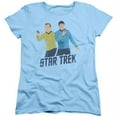 thumbnail image 1 of Star Trek-Phasers Ready - Short Sleeve Womens Tee - Light Blue- 2X, 1 of 1