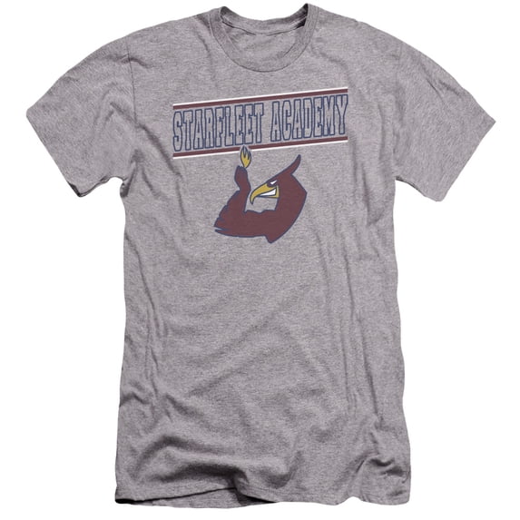 Star Trek Phoenix Premium Canvas Adult Slim Fit 30/1 T-Shirt Athletic Heather