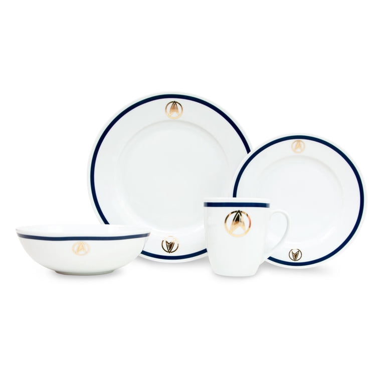 Star Trek: Delta Classic 16-Piece Ceramic Dinnerware Set Replica