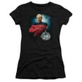 thumbnail image 1 of Star Trek Picard 30 Junior Women's Sheer T-Shirt Black, 1 of 2