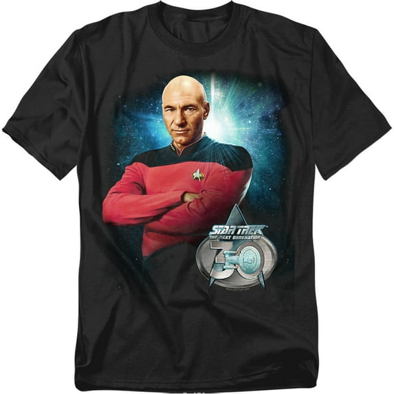 Star Trek - Picard 30 - Adult Unisex Short Sleeve T-Shirt - Black