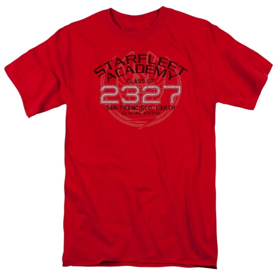 Star Trek Picard Graduation Adult 18/1 T-Shirt Red