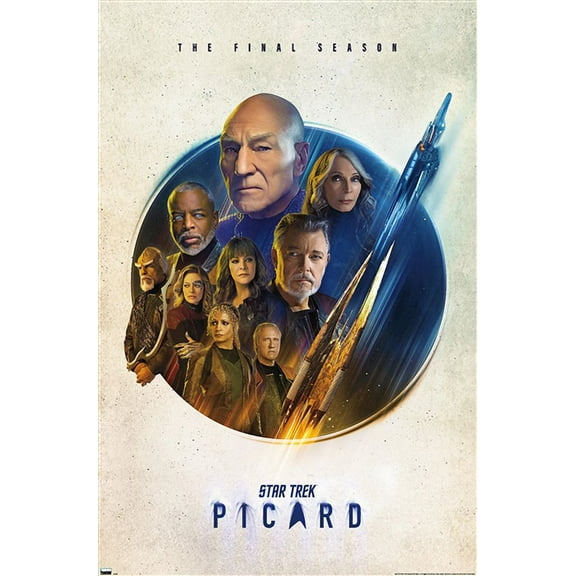 Star Trek: Picard - Key Art Wall Poster, 22.375" x 34"