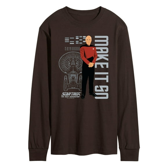Star Trek - Picard Make It So - Men's Long Sleeve Graphic T-Shirt