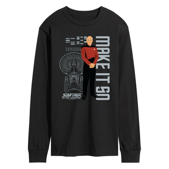 Star Trek - Picard Make It So - Men's Long Sleeve Graphic T-Shirt