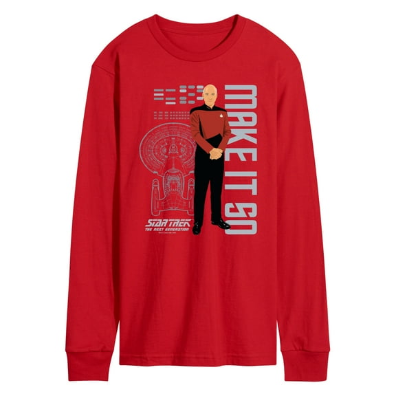 Star Trek - Picard Make It So - Men's Long Sleeve Graphic T-Shirt