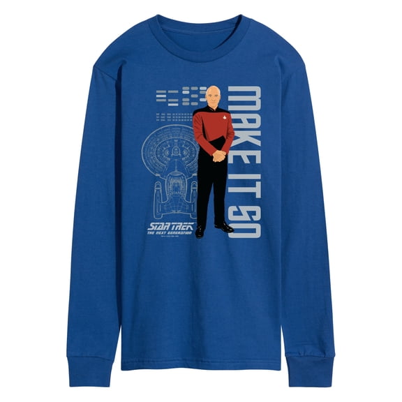 Star Trek - Picard Make It So - Men's Long Sleeve Graphic T-Shirt