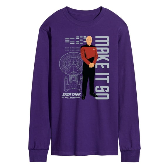 Star Trek - Picard Make It So - Men's Long Sleeve Graphic T-Shirt