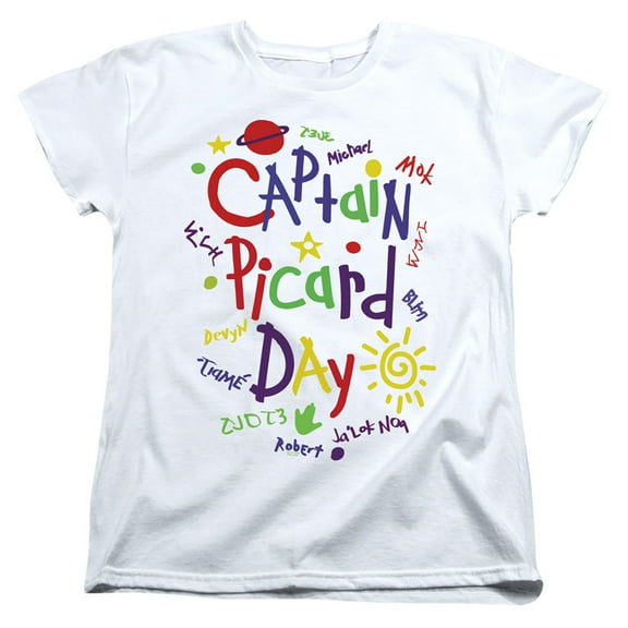 Star Trek Picard Picard Day Women's T-Shirt White