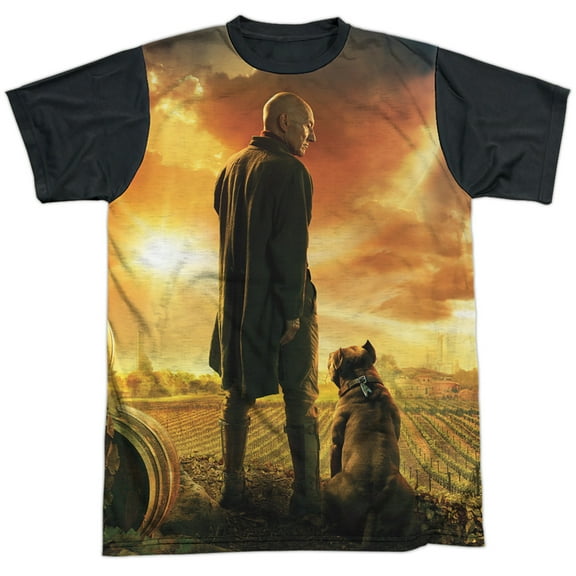 Star Trek Picard Picard Poster Unisex Adult Halloween Costume Sublimated T Shirt