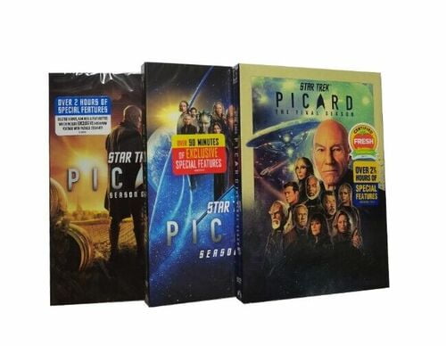 中古品☆STAR TREK PICARD シーズン1&2 DVD-BOX Star Trek Picard Season 1 DVD + Star Trek Discovery Seasons