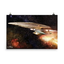 Star Trek: Picard U.S.S. Enterprise 1701-D Ready Room Painting  Premium Matte Paper Poster - Officially Licensed