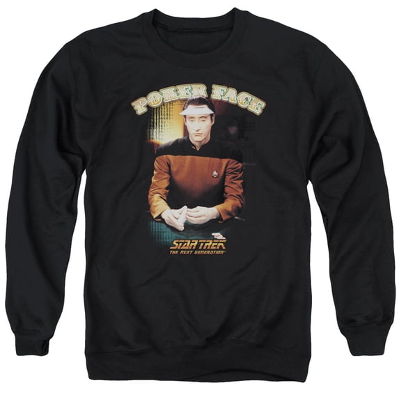 Star Trek - Poker Face - Crewneck Sweatshirt - X-Large