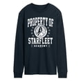 thumbnail image 1 of Star Trek - Property of Starfleet - Men's Long Sleeve Graphic T-shirt, 1 of 5