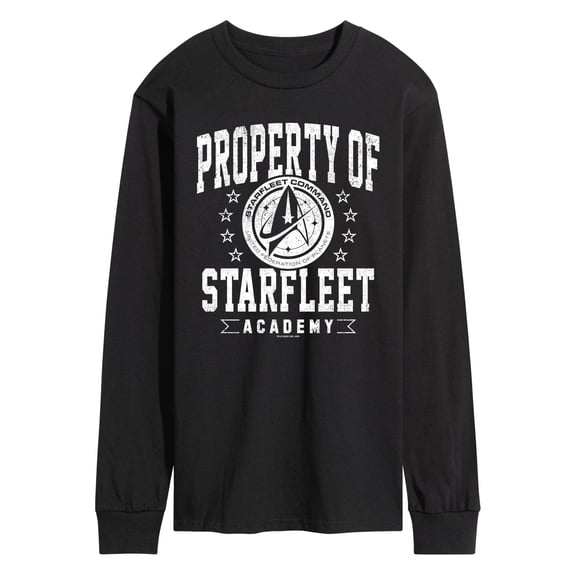 Star Trek - Property of Starfleet - Men's Long Sleeve Graphic T-shirt