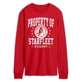 thumbnail image 1 of Star Trek - Property of Starfleet - Men's Long Sleeve Graphic T-shirt, 1 of 4
