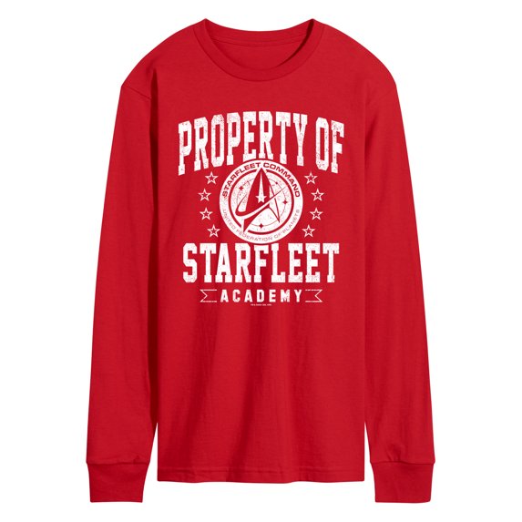 Star Trek - Property of Starfleet - Men's Long Sleeve Graphic T-shirt