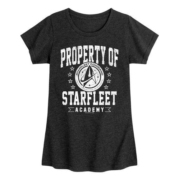 Star Trek - Property of Starfleet - Youth Girls Fitted Short Sleeve T-Shirt