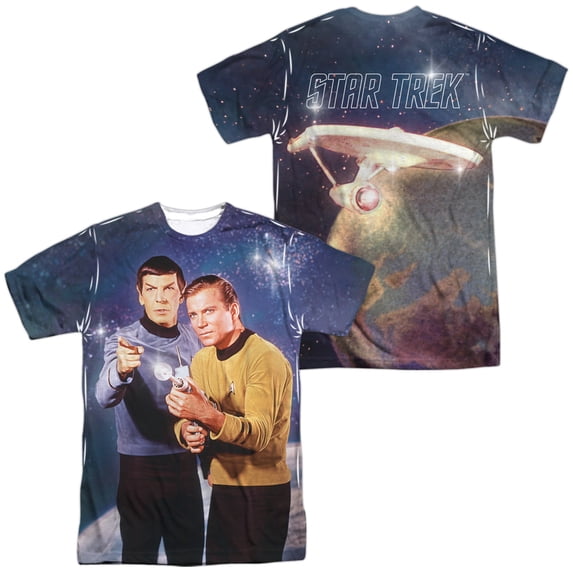 Star Trek Protectors Unisex Adult Sublimated Costume T Shirt (Front/Back), Small Multicolor