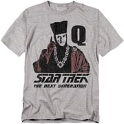 Star Trek Q Point Officially Licensed Adult T-Shirt M