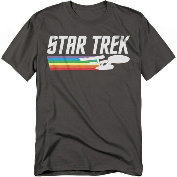 Star Trek T-Shirt Rainbow Trail Unisex Graphic Tee for Men & Women