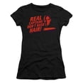 thumbnail image 1 of Star Trek Real Captain Junior Women's Sheer T-Shirt Black, 1 of 2