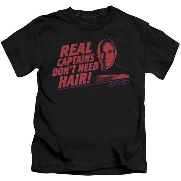 Star Trek - Real Captain - Juvenile Short Sleeve Shirt - 7