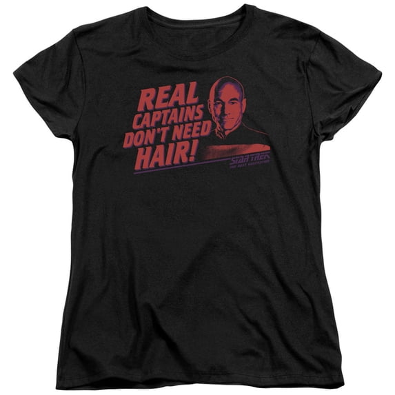 Star Trek - Real Captain - Women's Short Sleeve Shirt - XX-Large