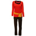 thumbnail image 1 of Star Trek Red Uhura Ladies Long Sleeve Costume Pajama Set XS, 1 of 4