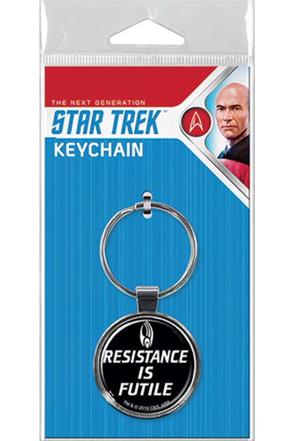 Star Trek Resistance Is Futile Keychain