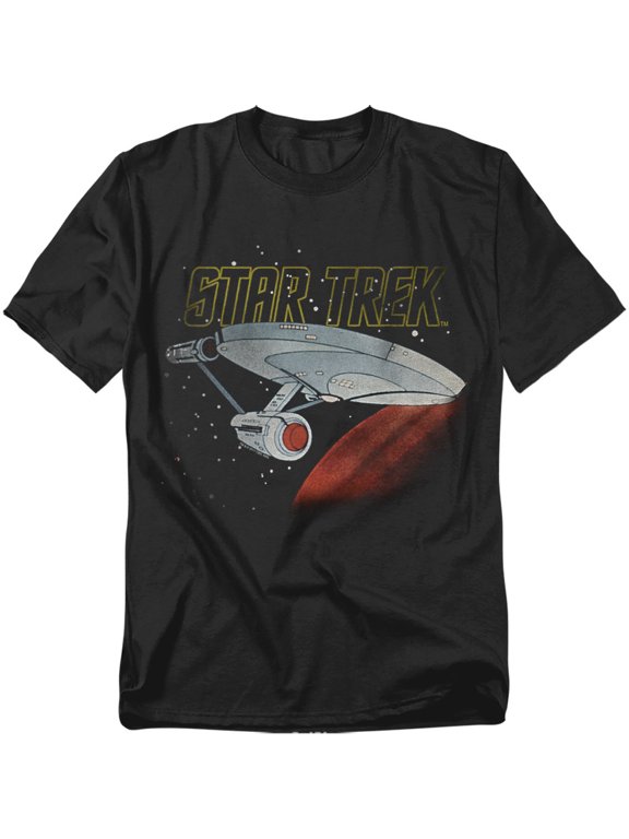 Men's Retro Enterprise T-shirt XX-Large Black