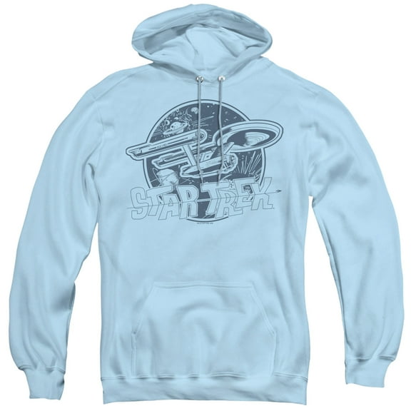 Star Trek - Retro Enterprise - Pull-Over Hoodie - Large