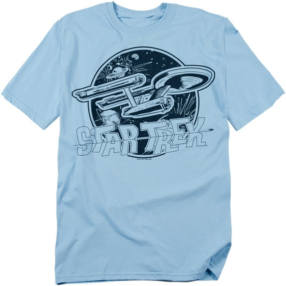Star Trek - Retro Enterprise - Short Sleeve Shirt - Medium
