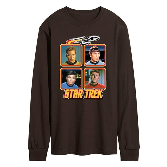 Star Trek - Retro Original Series Crew - Men's Long Sleeve Graphic T-Shirt