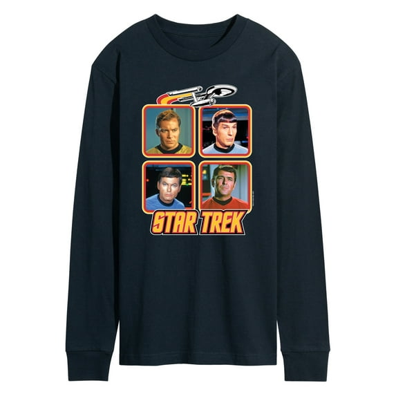 Star Trek - Retro Original Series Crew - Men's Long Sleeve Graphic T-Shirt