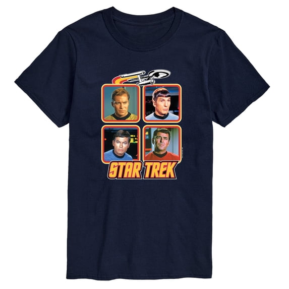 Star Trek - Retro Original Series Crew - Men's Short Sleeve Graphic T-Shirt