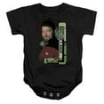 thumbnail image 1 of Star Trek Riker Infant Baby Romper Black, 1 of 1
