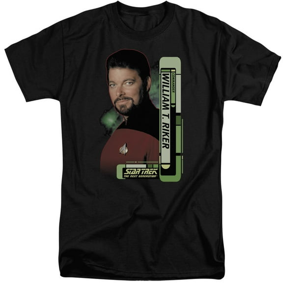 Star Trek - Riker - Tall Fit Short Sleeve Shirt - X-Large