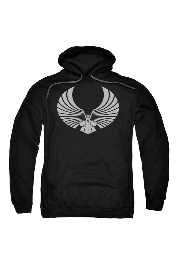 Star Trek Romulan Logo Adult Pullover Hoodie Sweatshirt Black