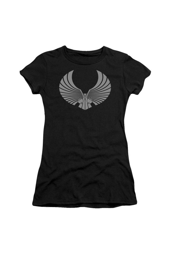 Star Trek - Romulan Logo - Juniors Teen Girls Cap Sleeve Shirt - Medium