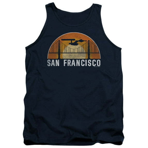 Star Trek San Francisco Trek Adult Tank Top Navy