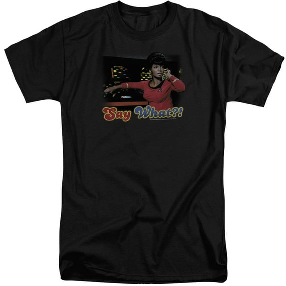 Star Trek - Say What - Tall Fit Short Sleeve Shirt - X-Large