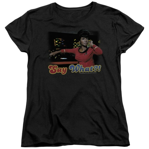 Star Trek - Say What - Women's Short Sleeve Shirt - XX-Large