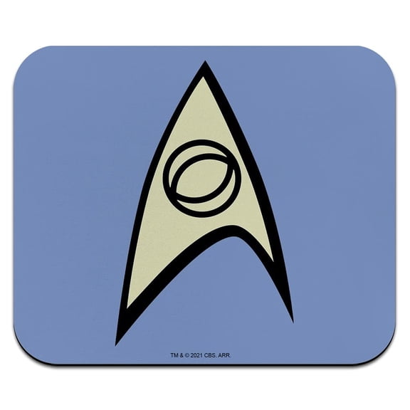 Star Trek Science Shield Low Profile Thin Mouse Pad Mousepad