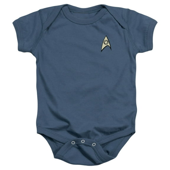 Star Trek Science Uniform Infant Baby Romper Indigo